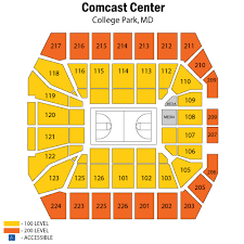 Xfinity Center College Park Tickets Schedule Seating