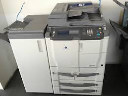 The new os compatability of konica minolta! Konica Minolta Bizhub 750 Heavy Duty B W Copier Printer With Finisher Ebay