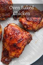 Oven Baked Bbq Chicken Recipe Oven Baked Bbq Chicken Baked Bbq Chicken Baked Bbq Chicken Thighs
