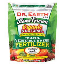 Fertilizers are materials that can be added to soil or plants, in order to provide nutrients and sustain growth. Dr Earth Organic Natural Tomato And Vegetable Plant Food 4 6 3 Fertilizer 4 Lb Walmart Com Walmart Com