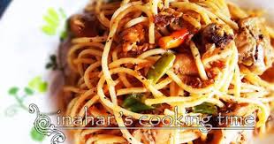 Inahar S Cooking Time Spagheti Sardin Goreng Pedas Memasak Makanan Spageti