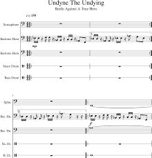 Arrangement of battle agains a true hero from the soundtrack of undertale. Download Undyne The Undying Sheet Music 1 Of 12 Pages Sheet Music Png Image With No Background Pngkey Com