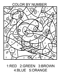 Animals color by number for kids: Color By Number Printables Coloring Rocks