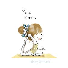 Sign up for free today! You Can Yoga Cartoon Yoga Motivation Yoga Drawing