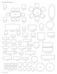 Table and chair floor plan. 2010 Floorplan Guide
