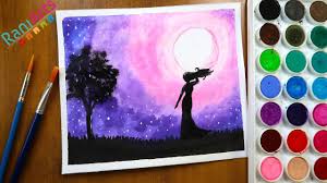Paisaje Facil Con Acuarelas Diy Easy Watercolor Night Scenery Youtube En este taller de vídeos donde aparecen pinturas con acuarelas para principiantes de jay lee se utilizan técnicas simples y fáciles. paisaje facil con acuarelas diy easy watercolor night scenery