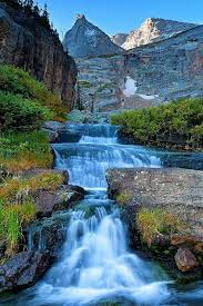 Black Lake Waterfalls In Rocky Mountain National Park Colorado Alpine Lakes Waterfal Rocky Mountain National Park Colorado Places To Travel Places To Visit