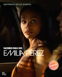 Emilia Pérez ha sido aclamada por la crítica. ¿Quieres saber por qué? No te  la pierdas en su estreno el 23 de enero en Sala de Arte 💥  #GarantíaCinépolis