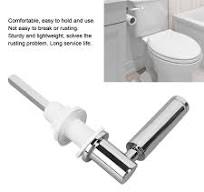 Amazon.com: Toilet Flush Handle Replacement Kit, Easy Install, Good  Performance Toilet Handle Replacement, Toilet Cistern Lever Arm with Chain,  ...