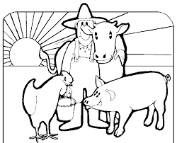Youngsters can visit the macdonald farm as they enjoy coloring 22 large illustrations, including a barn, silo, haystacks, and, of course, old macdonald himself. Free Old Macdonald Farm Coloring Pages Thebooks