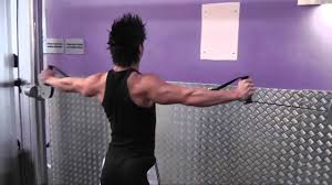 This movement is the opposite of a chest fly. Cable Machines Reverse Fly Youtube