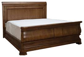 Remember the bedroom storage, too. Universal New Lou Louie P S Sleigh Bed Cognac Traditional Sleigh Beds By Massiano