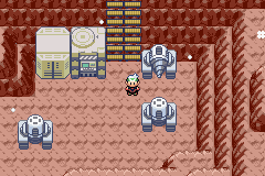Pokemon Emerald :: Map Of Team Magma'S Jagged Pass Base