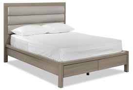 This collection's craftsmanship shows in the details: Bay Hill King Storage Bed Grey Leon S
