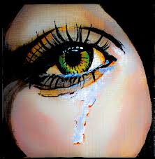 #brown eyes #eyes #hazel eyes #red eyes #pretty eyes #big eyes #eye painting #eye drawing #im crying #i wanna cry #crying eyes #aesthetic #aesthetics #dark academia #dark aesthetic #writters. Crying Eye 2 By Chris Leon Art Inspiration Cool Eyes Crying Eyes