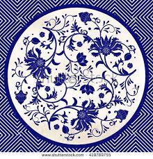 Browse floral backgrounds, flower clipart, & vintage floral illustrations licensed under. Vector Background With Beautiful Floral Round Pattern In Chinese Style Imitation Of Chi Porcelain Print Pattern Chinese Porcelain Pattern Blue Pottery Designs