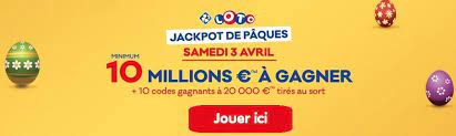En plus du gros lot et du lot garanti de 1 million $, vingt (20) lots garantis de 10 000 $ seront offerts. Tirage Loto De Paques 10 Millions D Euros Ce Samedi 3 Avril 2021