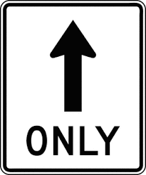 Black And White Arrow Road Sign Meaning Straight Only Black And White Clipart Etc Directional Signs Arrows Graphic Road Signs