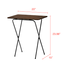Maybe you would like to learn more about one of these? Mainstays 5 Piece Folding Tray Table Set With Stand Sawcut Brown Walmart Com Walmart Com