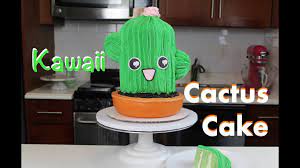#cactus #cake #tutorial subscribe to my channel!! How To Make A Kawaii Cactus Cake Chelsweets Youtube