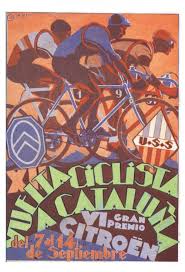 Volta Ciclista Catalunya 1924 Bicycle Art Bike Race Poster Cycling Posters