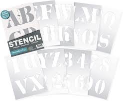 You may have heard that capital letters are not supposed to be accented. Buy Dovetails Vintage Letter Stencils 100mm Tall 4 Inch Large French Style Capital Letters Reusable Stencil Complete Alphabet Numbers On 9 Separate Sheets Of 295 X 200mm Tough Flexible Plastic Mylar