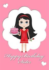 Printable Foldable Happy Birthday Card Printable Printable Birthday Card For Sister My Free Printable Cards Com Birthday Cards Images Sister Birthday Card Birthday Card Printable