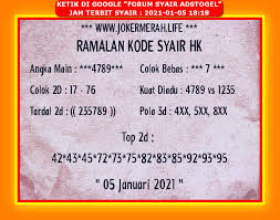 Master prediksi angka jitu sgp hk sydney terbaik dan terpercaya. Bocoran Hk 5 Januari 2021 Prediksi Angka Main
