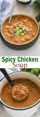 Spicy Chicken Soup Recipe Spicy Chicken Soup Spicy Chicken Soup Recipes Spicy Soup Recipes