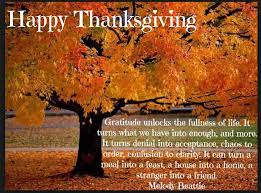 President's message | gratitude unlocks the fullness of life · audiology today · this content is an exclusive benefit for american academy of audiology members. Gabrielle Consulting Inc Happy Thanksgiving We Are Very Grateful For Everything Including You Gratitude Unlocks The Fullness Of Life It Turns What We Have Into Enough And More It Turns Denial