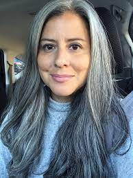 Gray Hair Long Silver Hair Grey Hair Journey Gray Hair Beauty