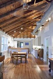 Exposed Industrial Air Conditioning Ducts Condo Google Search Open Ceiling House House Design