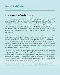 In the system.reflection namespace, there are two classes which are key to all reflection operations in.net. Philosophical Reflection Free Essay Example