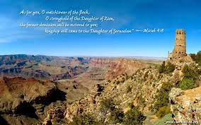 3 3 Micah 4 8 Expanded Bible Exb 8 And You Watchtower Of The Flocks Or Migdal Eder Hill Or Stronghold Of Jerusalem L D Micah 4 Micah Cool Pictures