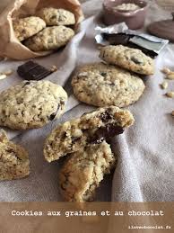 Cookies Aux Graines Et Au Chocolat Noir Cookies Graines Nuts Chocolat Chocolate Recette Recipe Ilo Cookies Aux Graines Cookies Moelleux Cookies Recette