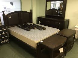 Schnadig Dark Wood Rattan 4 Post Queen Size Bedroom Set With 2 Night Stands 9 Drawer Dresser Able Auctions The darkwood warrior set can be purchased from the great eyeman, a vendor that.