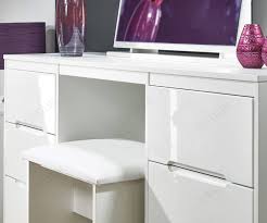 Next to the drawer there's a hinged lid that hides both mirror and practical compartments. Welcome Furniture Monaco Gloss Dressing Table Stool Sale Fduk