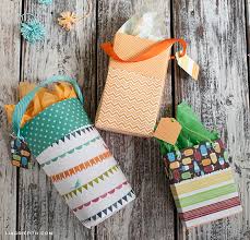 Make a basic bag shape. Diy Paper Gift Bags