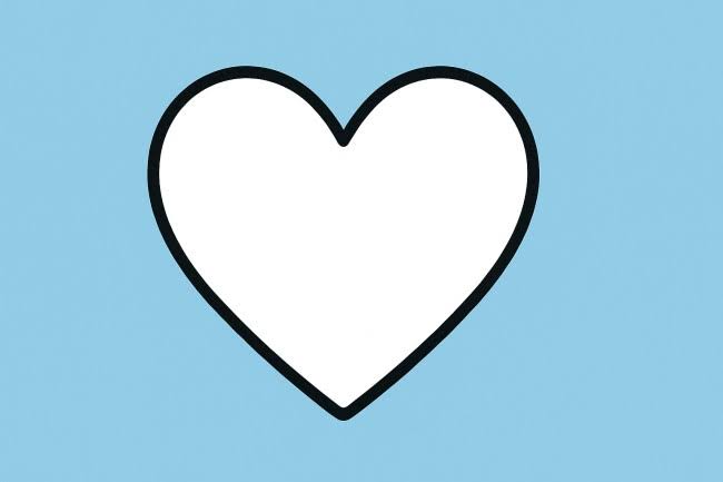 white heart meaning