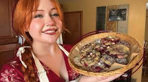 ASMR Baking Berry White Chocolate Chip Cookies (Close Whispered Voiceover)