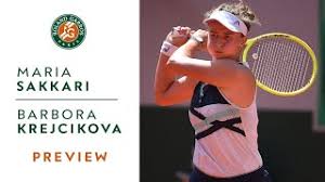 06/12 krejcikova's major glory a fitting tribute to novotna ; Maria Sakkari Vs Barbora Krejcikova Preview Semifinals I Roland Garros 2021 Youtube