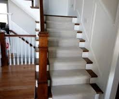 Hardwood flooring is very sensitive, carpet backing can easily leave marks on your stair treads. Create A Dramatic Look By Upgrading Your Stairway S Treads And Risers Unique Wood Floors Blog
