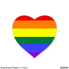 Kostenlose lieferung bei ihrer ersten bestellung mit versand durch amazon. Regenbogen Flagge Herz Aufkleber Zazzle De Aufkleber Flaggen Regenbogen