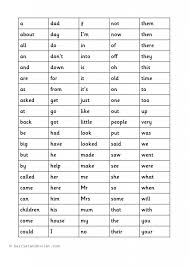 Free printable preschool english language activities for young children old to cut and paste alligator,crab, dolphin,starfish,parrotfish,fish in abc order. High Frequency Words Hfws 100 First 100 In Alphabetical Order A4 Black And White Version Printable Teaching Resources Print Play Learn High Frequency Words Printable Teaching Resources Sight Word Fun