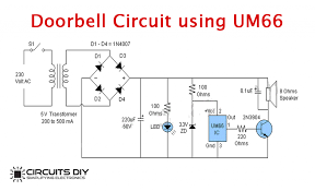 This is an easy to make electronic doorbell circuit. Diy Doorbell Circuit For Homes Electronics Projects