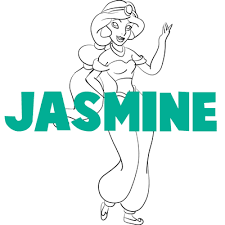 Before finishing jasmine's hair, skip ahead to her crown. How To Draw Jasmine From Aladdin With Easy Step By Step Drawing Tutorial How To Draw Step By Step Drawing Tutorials