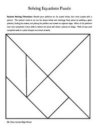 Rd.com knowledge brain games every editorial product is independently selected, though we may be compensated or receive an af. Solving Equations Tangram Puzzle By Brian Dean Tpt