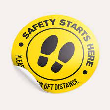 Bespoke printed floor stickers, made to any size, shape. Custom Floor Graphics Stickers Free Design Proof Uprinting