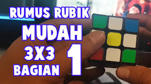 Bukan hanya rubik 2x2, 3x3, 4x4, berbagai jenis seperti rubik bintang, rubik segitiga pun bisa diselesaikan dengan sangat cepat. Rumus Rubik 3x3 Mudah Bagian 1 Youtube