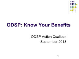 Ontario Disability Support Program Odsp Know Your Benefits